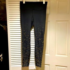 Lululemon Wunder Under Speed leggings 8 gold flecks! Lunar New Year